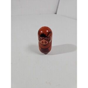 Disney Parks Lion King Pumbaa Pumba Wobbler Bean 3" Toy #38 Kelloggs Cereal 2006